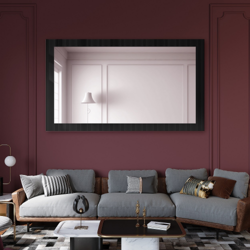 Dekorativno pravokutno ogledalo na ornamentalnom staklu Visiosun Classic - CLARITY