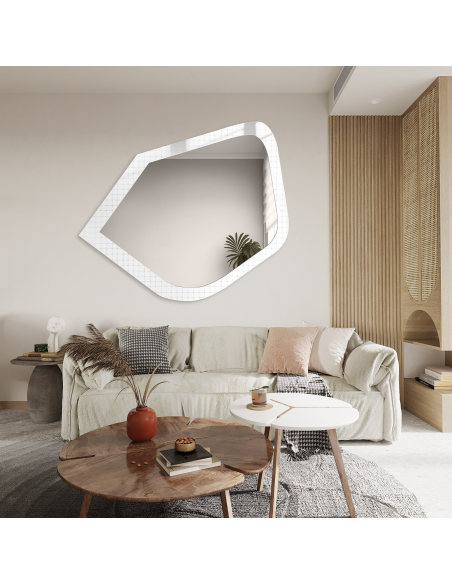 Dekorativno ogledalo na ornamentalnom staklu Master Flex - PRISTAL