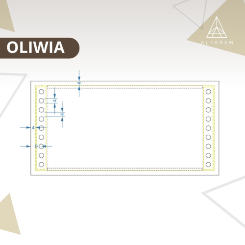 Pravokutno kupaonsko ogledalo s Bluetooth zvučnikom i prekidačem - OLIWIA LED PREMIUM