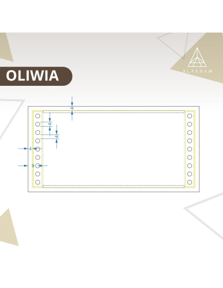 Pravokutno kupaonsko ogledalo s Bluetooth zvučnikom i prekidačem - OLIWIA LED PREMIUM