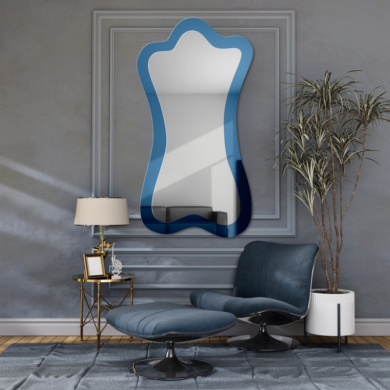Nepravilno plavo ogledalo - SAPPHIRE BLUE