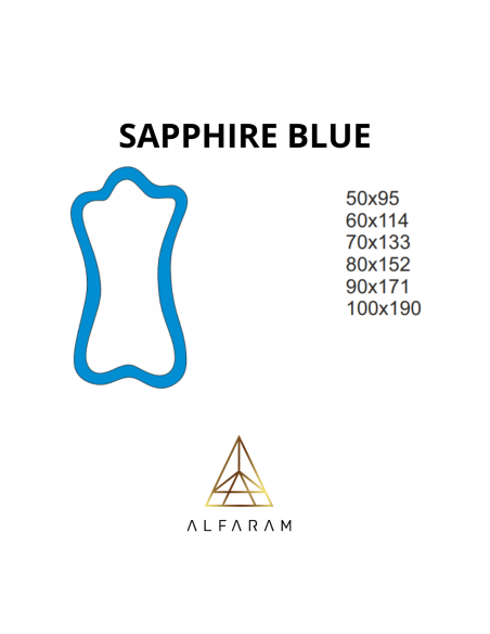 Nepravilno plavo ogledalo - SAPPHIRE BLUE
