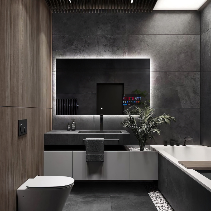 Pametno ogledalo za kupaonicu s pozadinskim osvjetljenjem - AGIS SMART LED