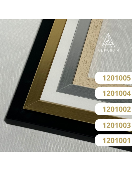 Pravokutno ogledalo u minimalističkom zlatnom okviru - 1201 - boja okvira po izboru