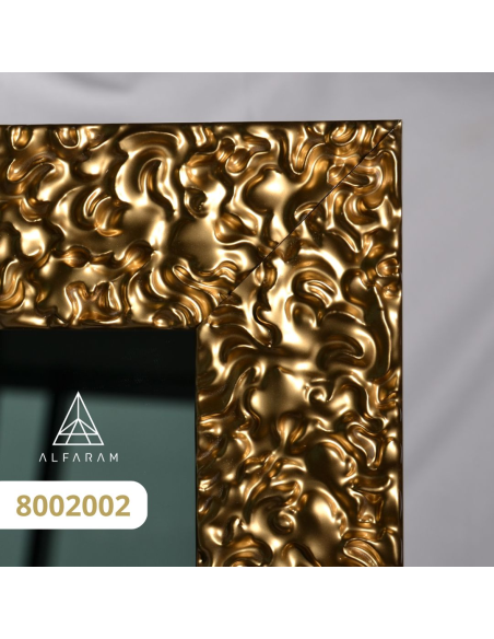 Luksuzno zidno ogledalo u zlatnom okviru s antiknom ogledalom – 8002002 – JULIA SILVER