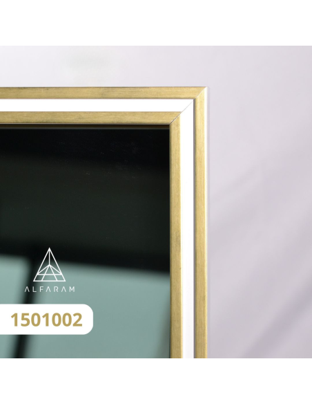 Ogledalo u nježnom, ukrasnom drvenom okviru - 1501 - boja okvira po izboru