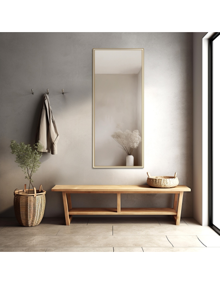 Ogledalo u nježnom, ukrasnom drvenom okviru - 1501 - boja okvira po izboru