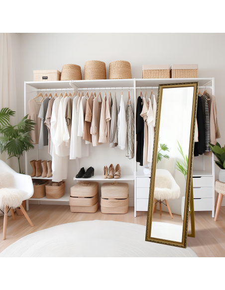 Samostojeće ogledalo u ukrasnom drvenom okviru - 4001 - boja okvira po izboru