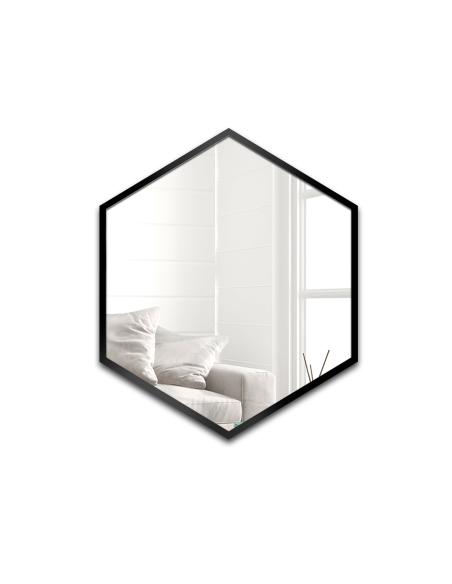 Ogledalo geometrijskog oblika u okviru – HEXA U OKVIRU