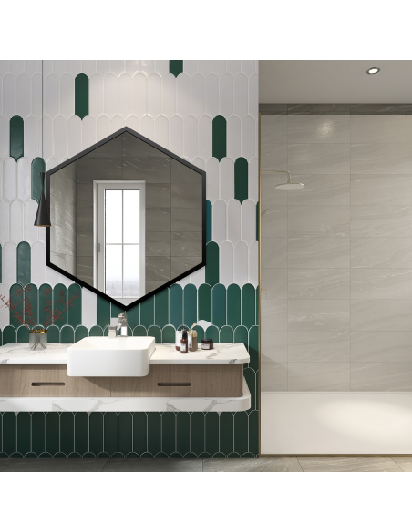 Ogledalo geometrijskog oblika u okviru – HEXA U OKVIRU