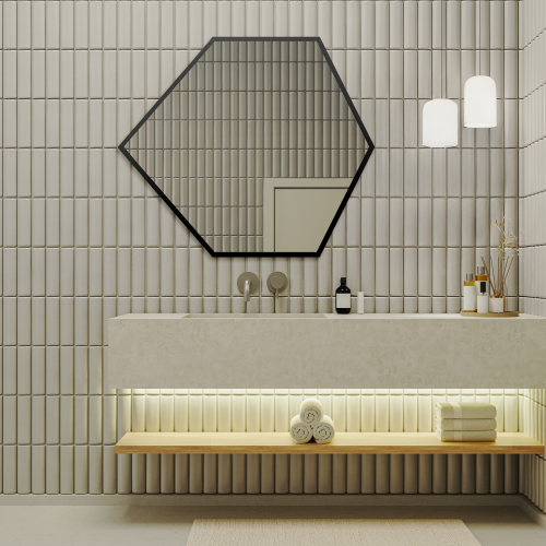 Ogledalo geometrijskog oblika u okviru – GEOME U OKVIRU