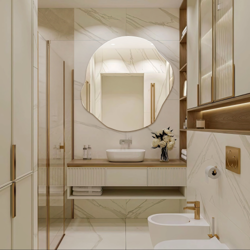 Ukrasno ogledalo organskog oblika - CYRKON