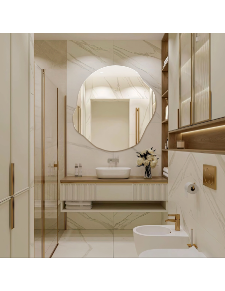 Ukrasno ogledalo organskog oblika - CYRKON