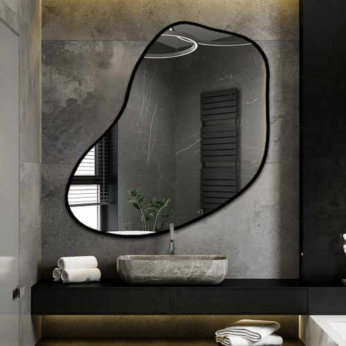 Ogledalo organskog oblika u okviru - KWARC U OKVIRU