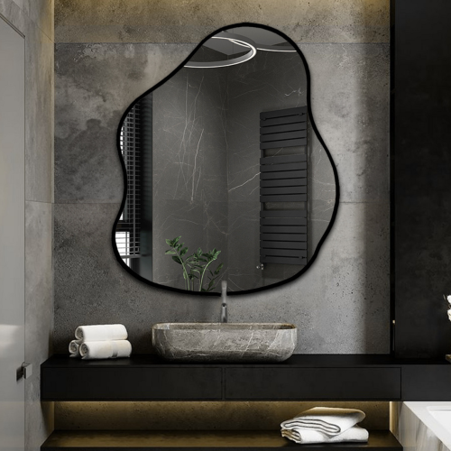 Ogledalo organskog oblika u okviru - STONE U OKVIRU