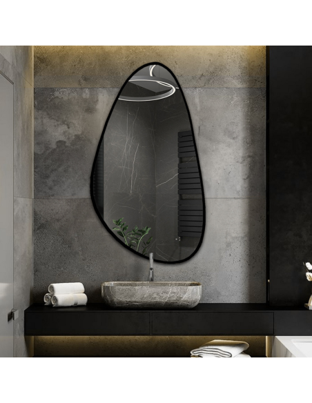 Ogledalo nepravilnog oblika u okviru - OKVIR SYDERITE