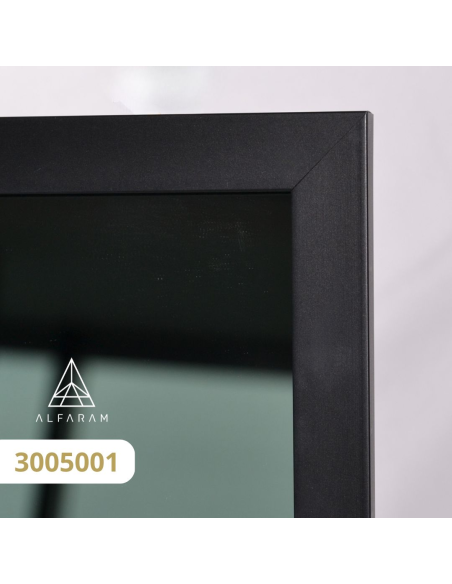 Duplo stojeće ogledalo u crnom okviru - ARIS - boja okvira po izboru