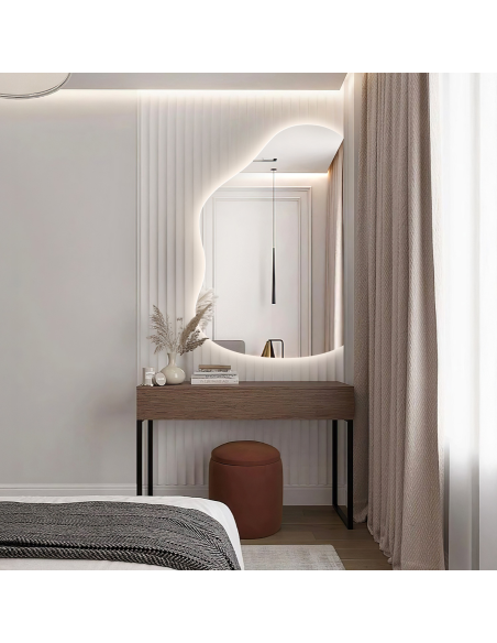 Organsko ogledalo sa zakošenom stranom i LED pozadinskim osvjetljenjem - STONE LED BEVELLED SIDE