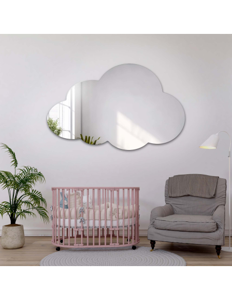 Ogledalo za dječju sobu u obliku oblaka – CLOUD