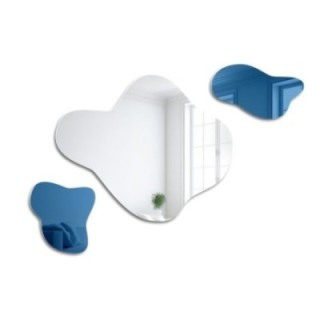 Nepravilno plavo ogledalo - AQUA BLUE