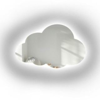Ogledalo za dječju sobu u obliku oblaka s osvjetljenjem – CLOUD LED