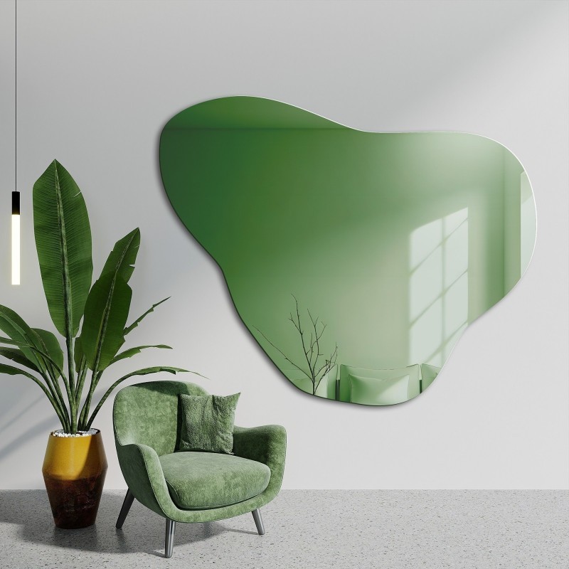 Nepravilno zeleno ogledalo - EMERALD GREEN