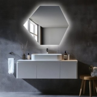 Ogledalo geometrijskog oblika s osvjetljenjem - GEOME LED