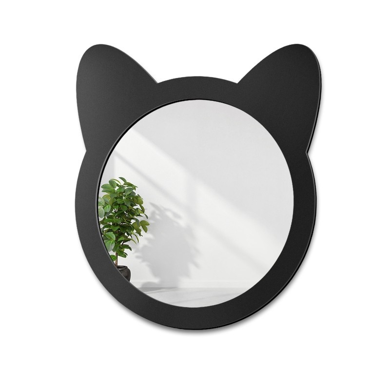 Dekorativno zidno ogledalo za djecu u MDF okviru - MAČE