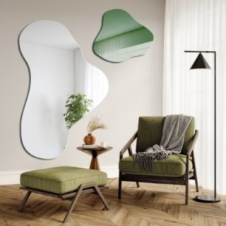 Nepravilno zeleno ogledalo - LEAFY GREEN