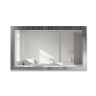 Dekorativno pravokutno ogledalo na ornamentalnom staklu Visiosun Classic - LUXORA CLARITY