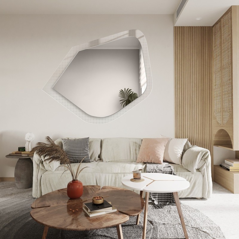 Dekorativno ogledalo na ornamentalnom staklu Master Flex - LUXORA PRISTAL