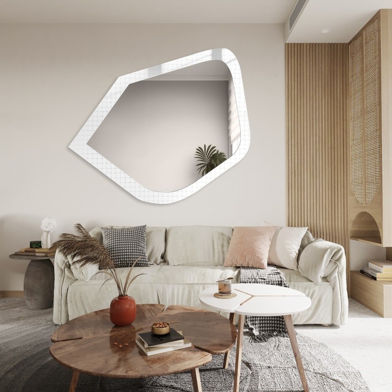 Dekorativno ogledalo na ornamentalnom staklu Master Flex - LUXORA PRISTAL