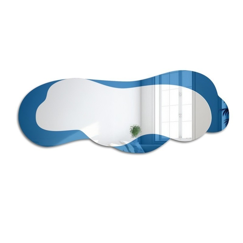 Nepravilno plavo ogledalo - SKYLINE BLUE