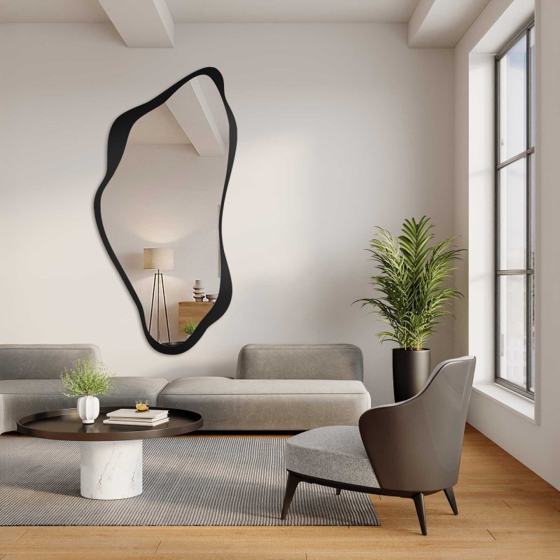 Ogledalo nepravilnog oblika u MDF okviru - PIENA U OKVIRU