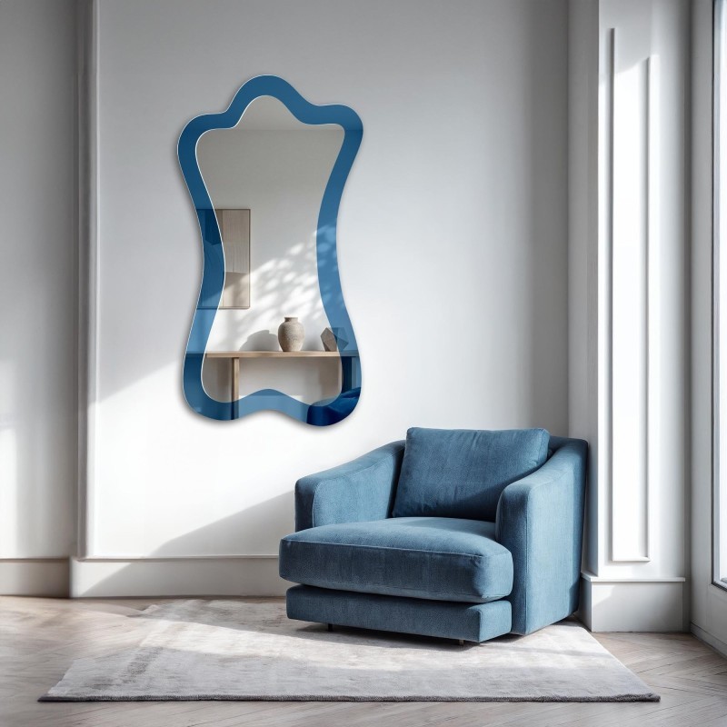 Nepravilno plavo ogledalo - SAPPHIRE BLUE
