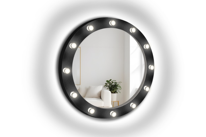 Rasvjeta sa žaruljama + dodatna LED traka uokolo (60 LED/m) - neutralna boja